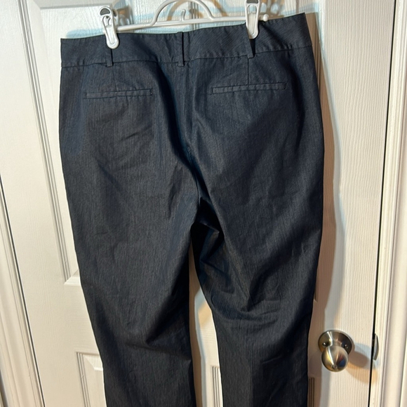 Size 14 Talbots signature cotton blend gray dress pants - Picture 5 of 7